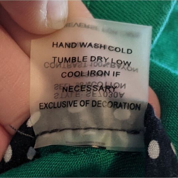 Market & Spruce Green Cotton Blend Denim Zipper Button Front Utility Jean Jacket - Picture 5 of 7